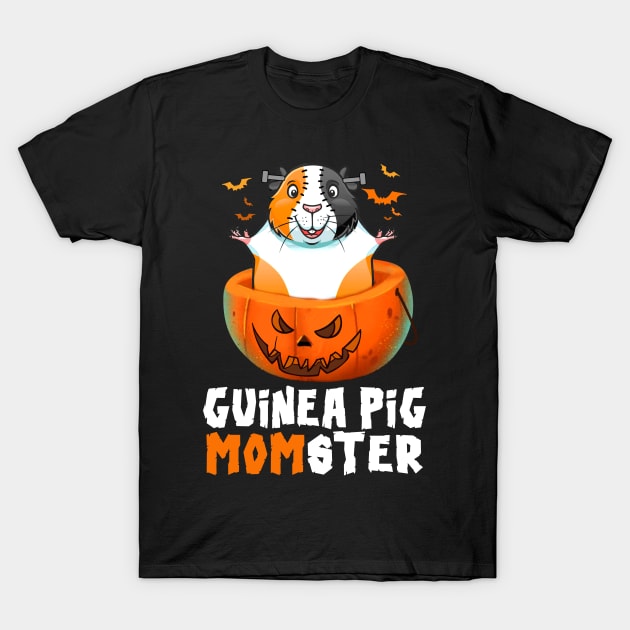 Guinea Pig Mom Momster Halloween Costume Gift T-Shirt by Lorelaimorris